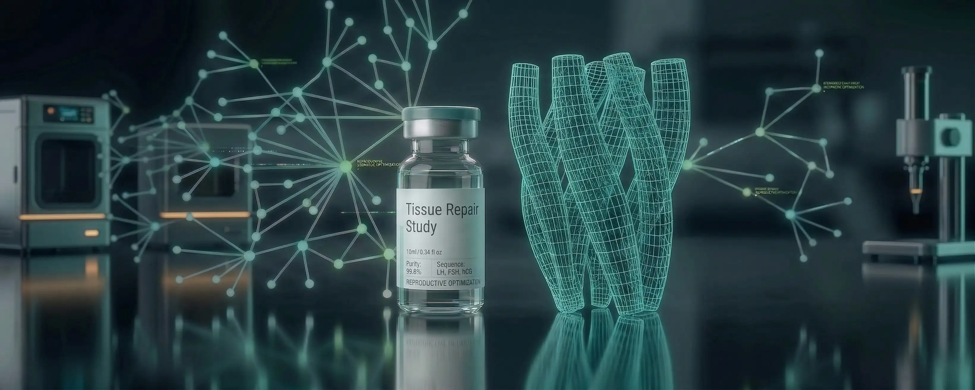 Growth factor reference vial